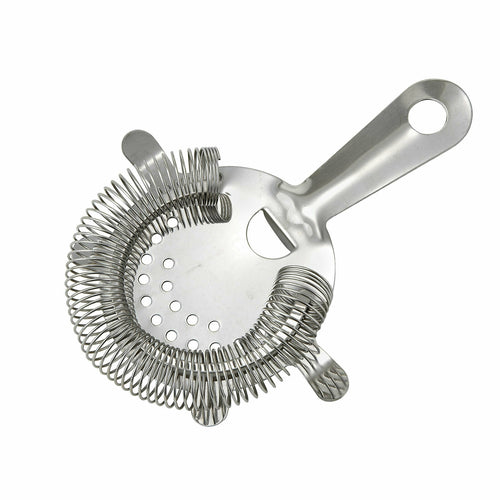 Winco BST-4P 4 Prong Stainless Steel Cocktail Strainer