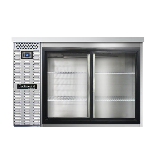 Continental Refrigerator BB50SNSGD Back Bar Cabinet, Refrigerated