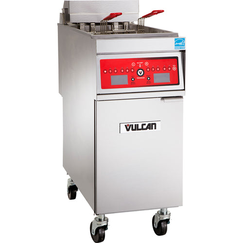 Vulcan 1ER85A Electric Floor Model Full Pot Fryer