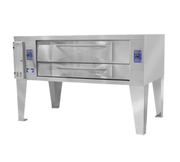 Bakers Pride Super Deck Y-600BL 60" Brick Lined Gas Pizza Deck Oven | 120,000 BTU