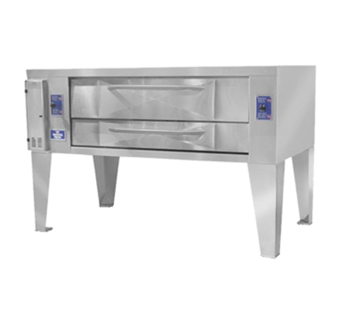 Bakers Pride Super Deck Y-600BL 60" Brick Lined Gas Pizza Deck Oven | 120,000 BTU