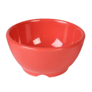 Thunder Group CR5804RD 4 5/8" Soup Bowl, Orange 10 oz. | Case of 12