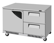 Turbo Air TUR-48SD-D2R(L)-FB-N Undercounter Refrigerator