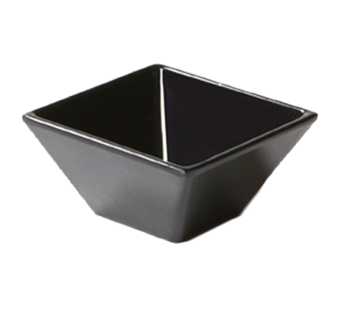 G.E.T. Siciliano ML-257-SI 3 oz Square Melamine Sauce Dish