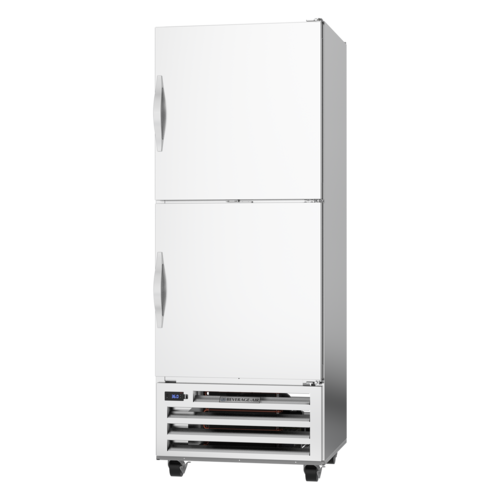 Beverage Air RID18HC-HS 28" 4-Solid Half Door Pass Thru Refrigerator | 18.38 Cu. Ft.