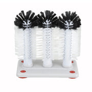 Winco GWB-3 3-Brush Manual Glass Washer