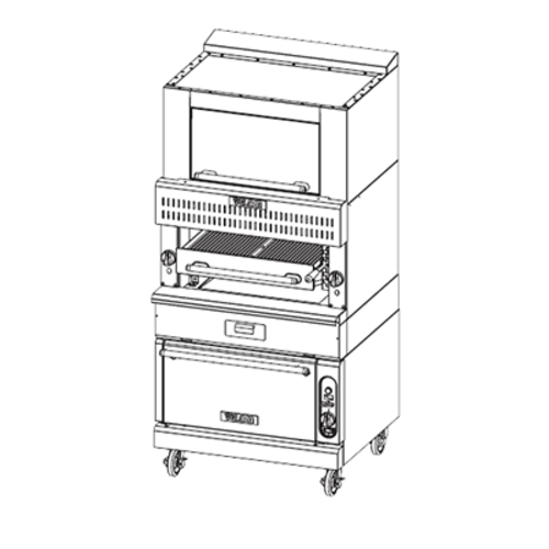 Vulcan VBB1CF Deck-Type Gas Broiler