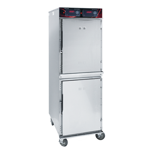 Cres Cor 1000HHSS2DX Insulated Mobile Radiant Hot Cabinet | 16 Pan Capacity