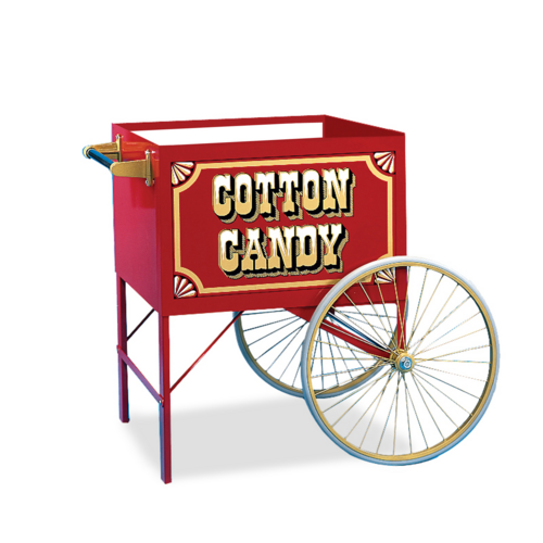 Gold Medal 3118CF Red & Gold Antique Floss Cart