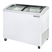 Beverage Air NC51HC-1-W 51" Sliding Glass Lid White Ice Cream Novelty Freezer | 13.19 Cu. Ft.