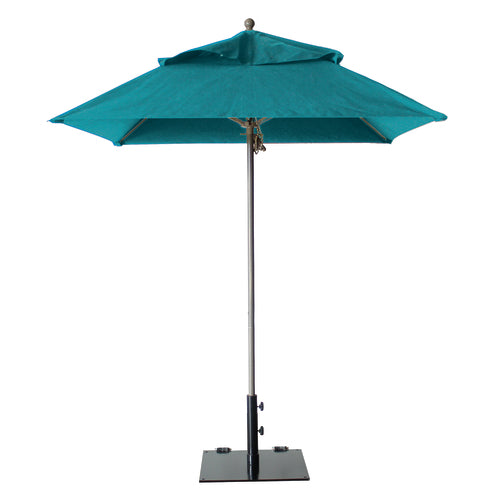 Grosfillex 98664131 Turquoise 6.5 ft Windmaster Umbrella