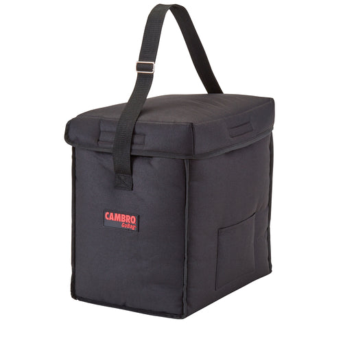 Cambro GBD13913 GoBag Small Insulated Delivery Bag w/ Velcro Lid | Top Loading