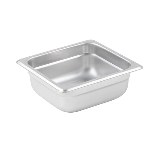 Winco SPJL-602 1/6 Size Stainless Steel Steam Table Pan | 2-1/2" Deep