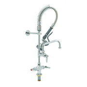 T&S Brass MPZ-2DLN-06 Single Hole Deck Mount Mini Pre-Rinse Faucet w/ 6" Nozzle