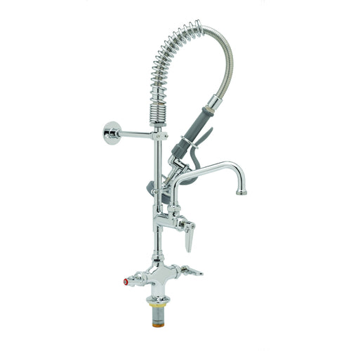 T&S Brass MPZ-2DLN-06 Single Hole Deck Mount Mini Pre-Rinse Faucet w/ 6" Nozzle