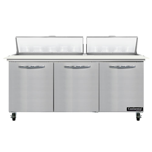 Continental Refrigerator SW72N18C Refrigerated Counter, Sandwich / Salad Unit
