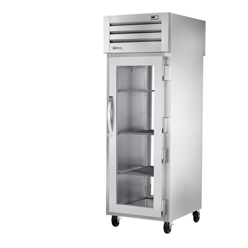True Mfg. STR1RPT-1G-1G-HC Pass-Thru Refrigerator