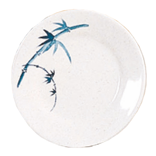 Thunder Group 1006BB Blue Bamboo 6" Plate | Case of 12