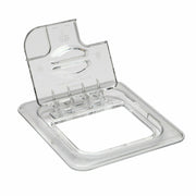 Cambro FlipLid 1/6 Size Food Pan Cover, Clear | Model No. 60CWLN135