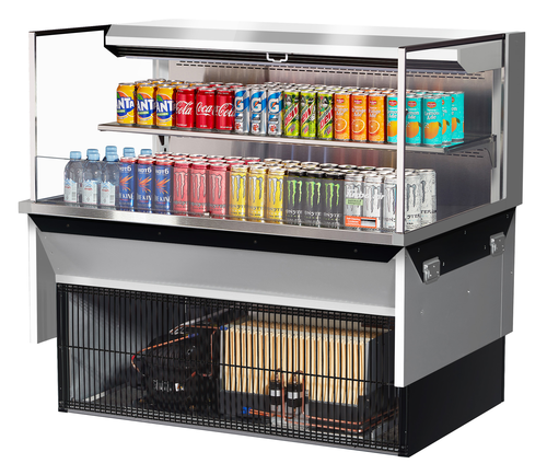 Turbo Air TOM-48L-UF-W(B)-2SI-N Refrigerated Display Case