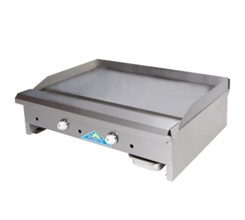 Comstock-Castle EG30-T 30" Thermostatic Countertop Gas Griddle | 64,000 BTU