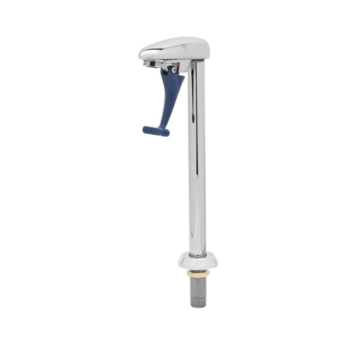 T&S Brass B-1210-01 Deck Mount Push Back Glass Filler Faucet w/ 10" Pedestal