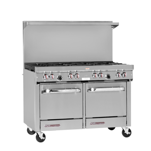Southbend S-Series S48EE 48" Gas Range w/ 8-Burners & 2 Standard Ovens