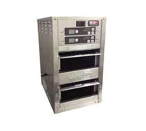 Carter-Hoffmann MC213GS-2T 10" Modular Heated Holding Cabinet | (2) 12" x 6" Pan Capacity
