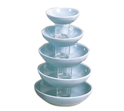 Thunder Group 3945  4-1/2" Blue Jade Series Melamine Bowl | Case of 12