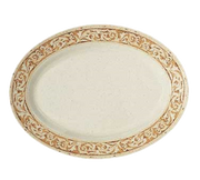 G.E.T. Olympia 18" x 13-1/2" Oval Melamine Platter | Model No. OP-618-OL
