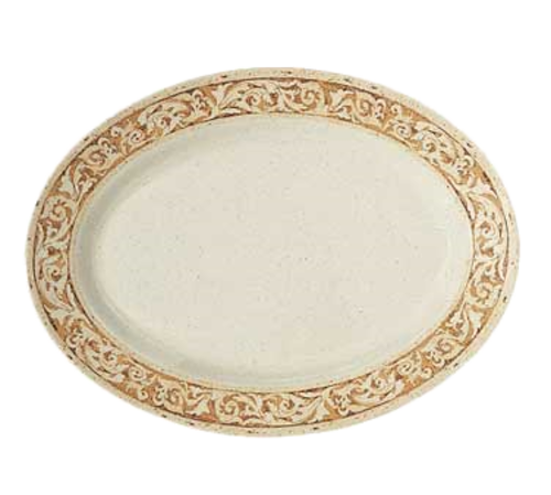 G.E.T. Olympia 18" x 13-1/2" Oval Melamine Platter | Model No. OP-618-OL
