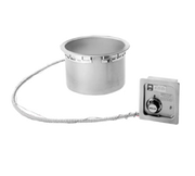 Wells HW-106D 11 qt Drop-In Round Hot Food Well w/Drain | 1650 Watts