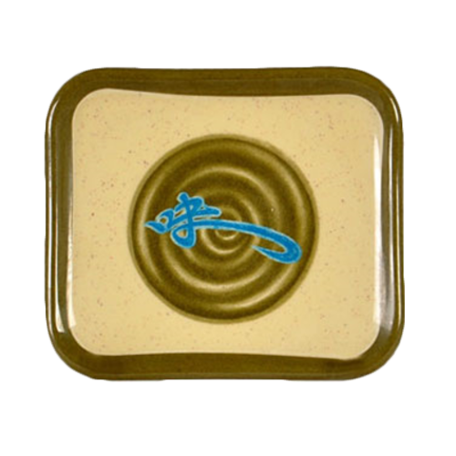 Thunder Group 1202J Wei 5 1/2" X 4 3/4" Square Plate | Case of 12