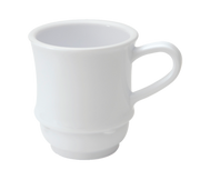 G.E.T. TM-1208-W Bake & Brew 8 oz. White Plastic Mug | Case of 24
