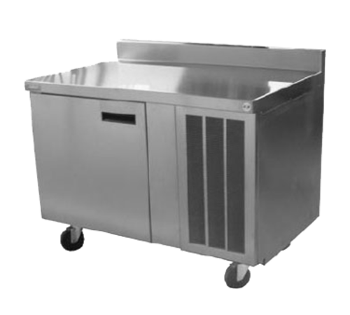 Delfield 18699BSTMP 99" 3-Solid Door Worktop Refrigerator | 27.46 Cu. Ft.