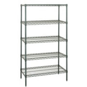 Quantum WR86-2460P-5 Shelving Unit, Wire