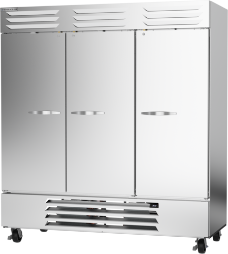 Beverage Air RB72HC-1S 75" 3 Solid Door Reach In Refrigerator | 70.19 Cu. Ft.