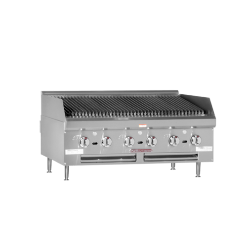 Southbend HDC-36 36" Countertop Cast Iron Radiant Gas Charbroiler | 120,000 BTU