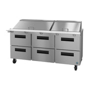Hoshizaki SR72B-30MD6 Mega Top Sandwich / Salad Prep Table