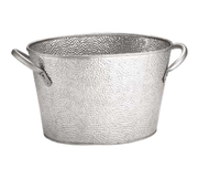 Tablecraft GT159 Galvanized Oval 1.75 Gallon Beverage Tub