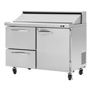 Turbo Air PST-48-D2R(L)-N Sandwich / Salad Prep Table
