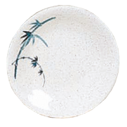 Thunder Group 1306BB Blue Bamboo 6 3/8" Dinner Plate | Case of 12