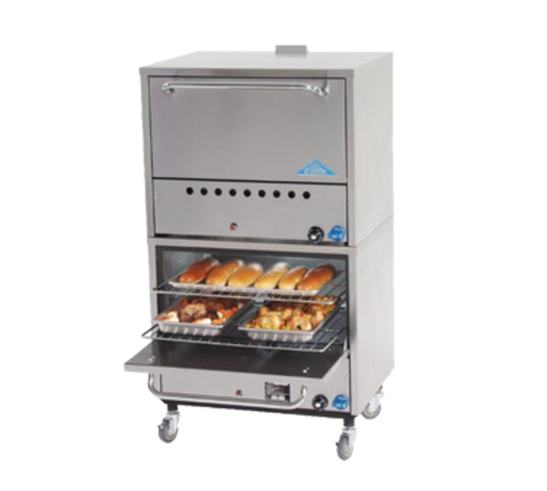 Comstock-Castle 2B31N 31.5" Double Stacked Gas Deck Oven | 60,000 BTU