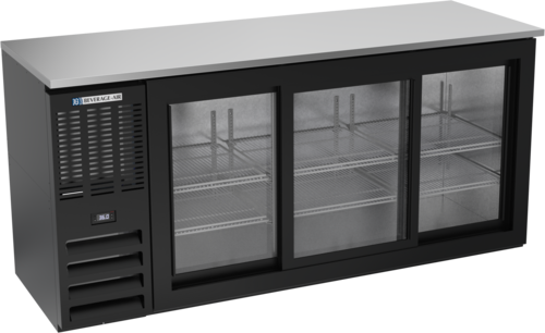 Beverage Air BBN72HC-GS-B Back Bar Cooler