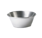 Tablecraft 5066 1.5 oz. Stainless Steel Flared Rim Sauce Cup