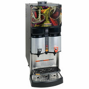 Bunn LCA-2-0001 (2) .5-gal and 1-gal Bag in a Box Hot Beverage Dispenser | Continuous Flow