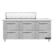 Continental Refrigerator D72N12C-D Refrigerated Counter, Sandwich / Salad Unit