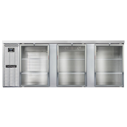 Continental Refrigerator BB90NGD Back Bar Cabinet, Refrigerated