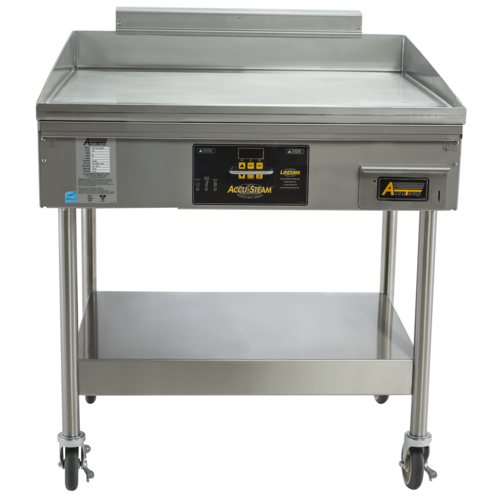 AccuTemp PGF1201A4850-S2 AccuSteam 48" Digital LP Gas Griddle w/ 7 Gauge Plate | 85,000 BTU