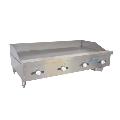 Comstock-Castle 3248TG 48" Thermostatic Countertop Gas Griddle | 100,000 BTU